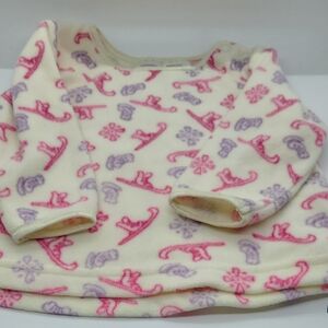 Cozy Cream and Pink Kids Sweater